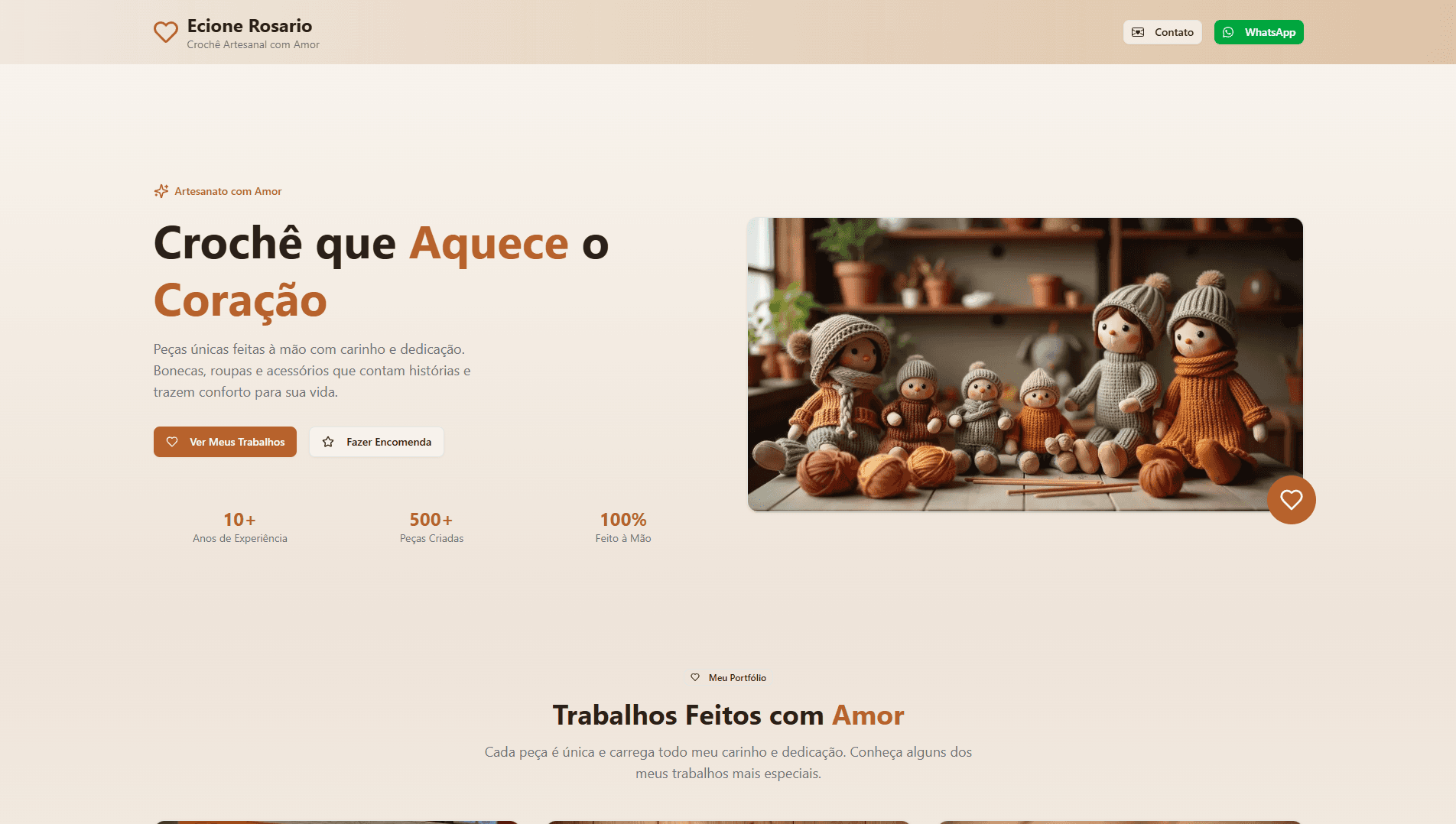Startup de crochê